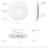 TP-Link EAP772 Wi-Fi 7 Access Point, Tri-Band Gigabit BE9300 Wireless Access Points, Support Passive PoE, Easily Mount to Wall or Ceiling, Free Cloud Controller, Omada Mesh & AI roaming